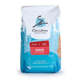 980257246 Caribou Ground Coffee Mahogany 40 Oz. Dark Roast 100% Arabica