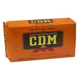 0111266 Cdm Decaffeinated Ground Coffee And Chicory For All Makers 13oz Bag Pack