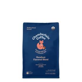 Chamberlain 810070873349 Coffee Organic Witty Fox Hazelnut Blend Medium Roast Ground