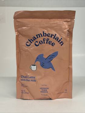 Chamberlain 810070873363 Coffee Chai Latte With Oatmilk 10 Oz Exp 05/26