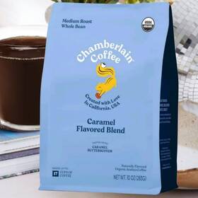 Chamberlain 810070875251 Coffee Squeaky Squirrel Caramel Blend Medium Roast Ground