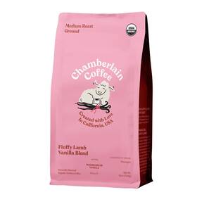 Chamberlain Coffee 810070873264 Fluffy Lamb Vanilla Blend - Medium Roast Ground Beans With Notes Of Ma