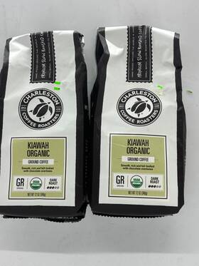 Charleston Coff 846080000758 Coffee Roasters Organic Kiawah Blend 2 X 12z Bb 4/26 Free Ship