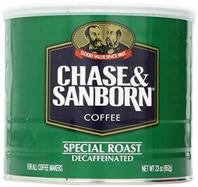 Chase & Sanborn 077623000595 Coffee Special Roast Decaf Ground Medium 23 Ounce