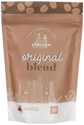 Chicago French Press 850022142048 Original Blend - Freshly Roasted Ground Coffee