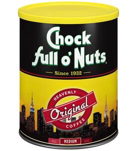 Chock 313109331396 Full Oftnuts Original Blend Ground Coffee 3 Lbs