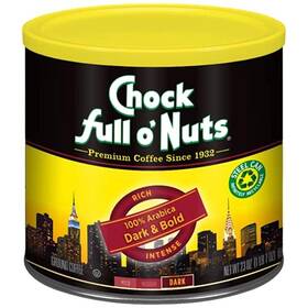 Chock Full O Nuts 071038013973 Dark And Bold Roast Ground 1.44 Pound Pack Of 1