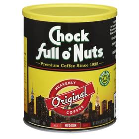 Chock Full Onuts 313024754744 Oft Nuts Heavenly Original Ground Coffee Premium Beans In Recyclable