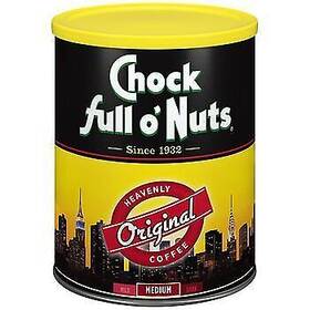 Chock Full Onuts 615317021909 Oftnuts Original Blend Ground Coffee 3 Lbs. X2 As