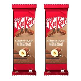 Chocolate 602001251728 Hazelnut Crunch Wafer Bar 120g/4.2oz 2-pack Imported From Canada