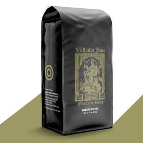 Co 313053834844 Valhalla Java Medium Roast Organic Ground Coffee 12 Oz