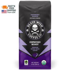 Co. 445012798775 Whole Bean Espresso Roast - Organic Fair Trade Arabica And Robusta Coffee Be