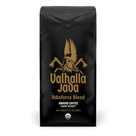 Co. 445056233270 Valhalla Java Dark Roast Ground Coffee 12 Oz Bold And Intense Blend Of Arabic