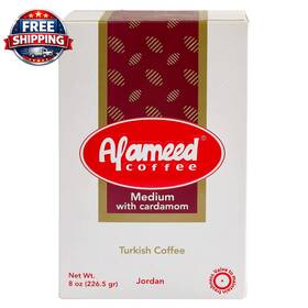 602273 Cofee Gourmet Medium Roast Turkish Coffee With Cardamom - 8 Oz 226.5g