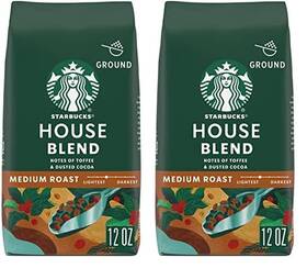 011017093 Coffee Medium Roast Ground House Blend 100% Arabica 1 Bag 12 Oz. Pack