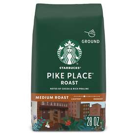 12974 Coffee Ground Medium Roast Pike Place 100% Arabica 1 Bag 28 Oz