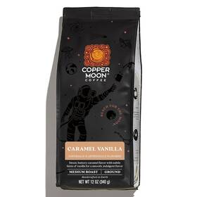 Coffee 313036829874 Medium Roast Ground Caramel Vanilla Blend 12 Ounce Bag