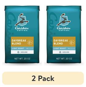 Coffee 313055573567 2 Pack Daybreak Blend Premium Light Roast Ground Arabica 20 O