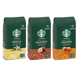 Coffee 313094938938 Flavored Ground Variety Pack Naturally 3 Bags 11 Oz Each