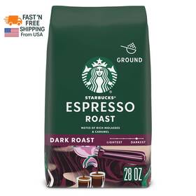Coffee 313102440491 Ground Dark Roast Espresso 100% Arabica 1 Bag 28 Oz