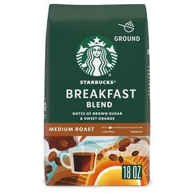 Coffee 313103195123 Ground Medium Roast Breakfast Blend 100 Arabica Bag