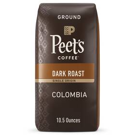 Coffee 313104113102 Single Origin Colombia Premium Dark Roast Ground Arabica 10.5 Oz