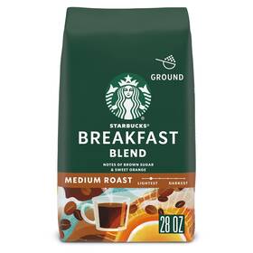Coffee 445000763723 Ground Medium Roast Breakfast Blend 100% Arabica 1 Bag 28 Oz