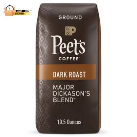 Coffee 445002364386 Peets Major Dickasons Blend Dark Roast Ground