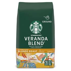 Coffee 445002784733 Ground Blonde Roast Veranda Blend 100% Arabica 1 Bag 28 Oz