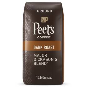 Coffee 445039367367 Major Dickasons Blend Premium Dark Roast Ground Arabica 10.5 Oz