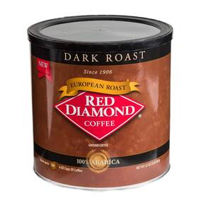 Coffee 445052853809 Ground Dark European Roast 32 Ounce Resealable Can
