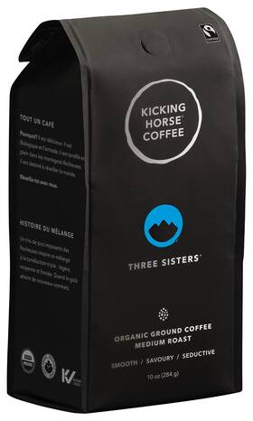 50046-6-fc Coffee Three Sisters Medium Roast Ground Certified Organic Fairtrade Kosher