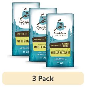 Coffee 711181249125 3 Pack Vanilla Hazelnut Flavored Ground Premium Medium