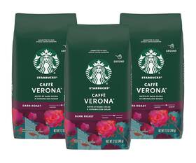 Coffee 711181611281 Caffe Verona Dark Ground 12-ounce Bags Pack Of 3