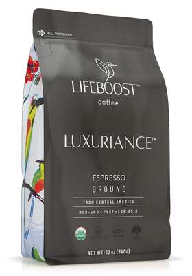Coffee 726084478749 Espresso Ground - Low Acid Single Origin Usda Organic Non
