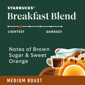 Coffee 744110298895 Breakfast Blend Medium Roast Ground 18oz Bag 100% Arabica New Freeship