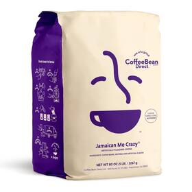 Coffee Bean Direct 845183008449 Jamaican Me Crazy Flavored Ground 80 Ounce Pack Of 1