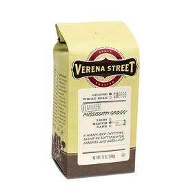 Lepusmryc5416 Coffee Co. 12 Ounce Flavored Ground Mississippi Grogg Medium Roast Rainforest All