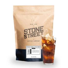 Coffee Company 313022653674 Cold Brew Flavored Natural French Vanilla Flavor Low Acid 100% Colombi