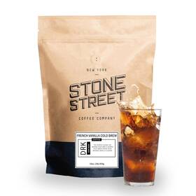 Coffee Company 313052644673 Cold Brew Flavored Natural French Vanilla Flavor Low Acid 100% Colombi