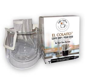 Coffee Labora 761856966284 El Colaito Colombian Pour Over Drip 10 Single Serve Bags Spec