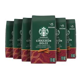 Lepusmryc3542 Coffee Ground Cinnamon Dolce Flavored Naturally 100% Arabica