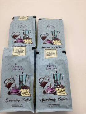 Coffee Masters 720103904745 Cinn Full Nut 100% Arabica Beans Case Of Four 12 Oz Bags