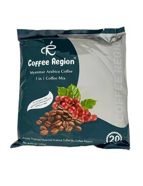 Coffee Region 830432059602 Arabica Myanmar Instant 3in1 Mix 500g 25g X 20 Sachets