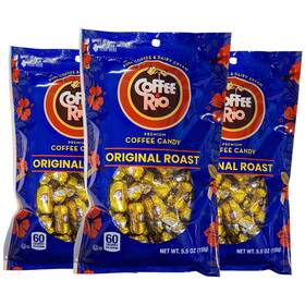 Coffee Rio 445003944976 Original Roast Caramels Candy Pack Of 3 5.5 Oz Each - Indiv