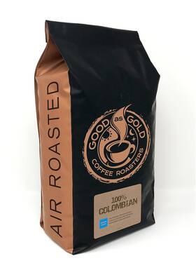 Coffee Roasters 705353987519 Freshly Ground Colombian Supremo Medium Roast 5lb Bag