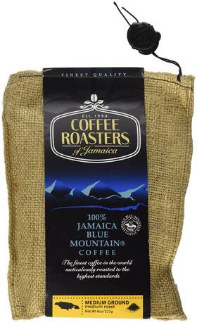 Coffee Roasters Of Jamaica 619752100809 - 100% Blue Mountain Ground 8oz