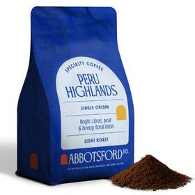 Coffee Specialists 705353674877 Peru Highlands Ground Single Origin Light Roast With Brigh
