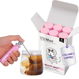 Coffee To The Moo 198168032909 Nitro Cold Brew Concentrate Rose Collagen Wi