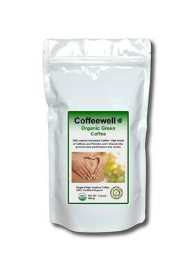 Coffeewell 260383680992 Organic Green Coffee 1lb Germanys No. 1 Enema For Detox &